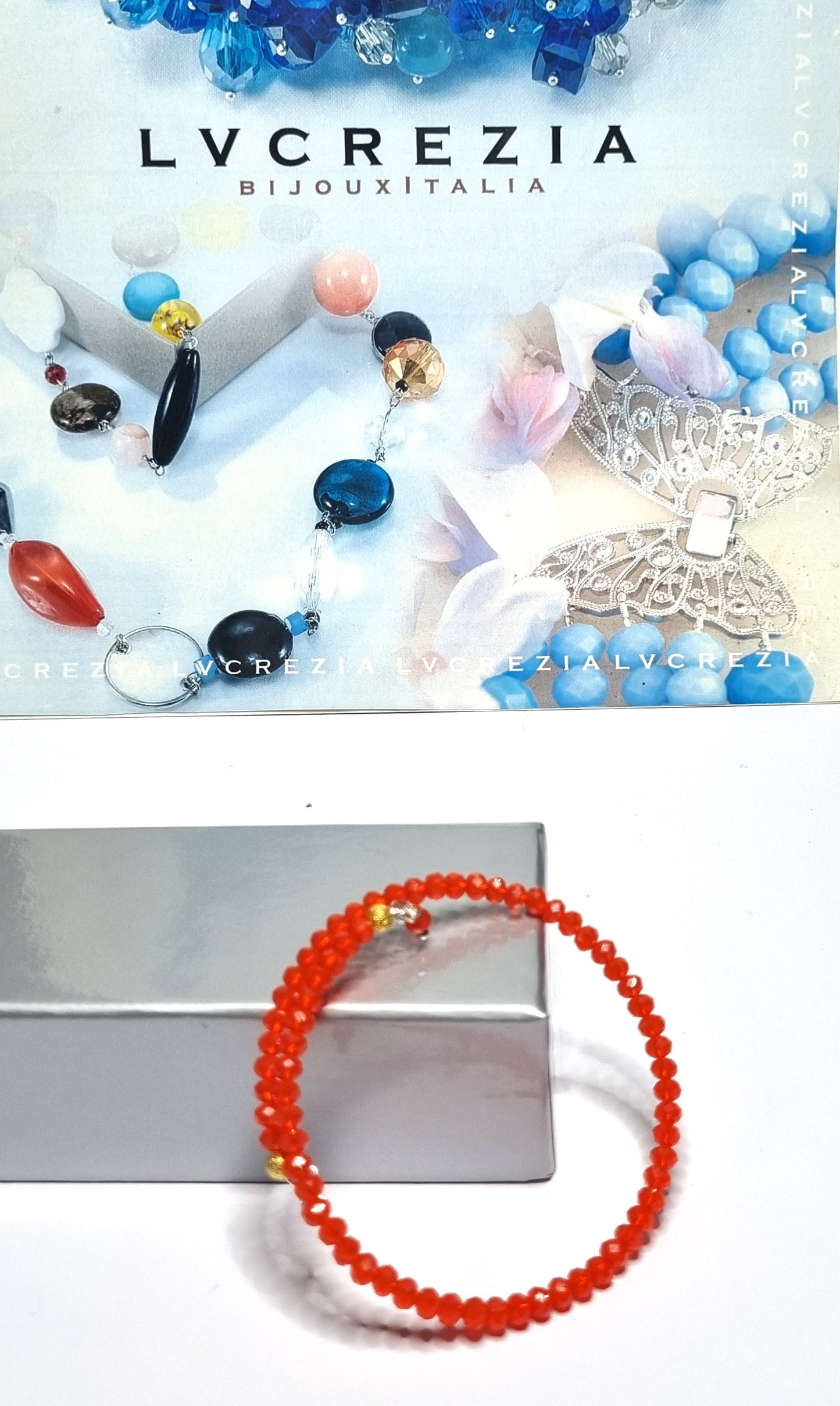 Bracciale I CRISTALLI .105 rigido un giro perline cristallo giallo ocra.