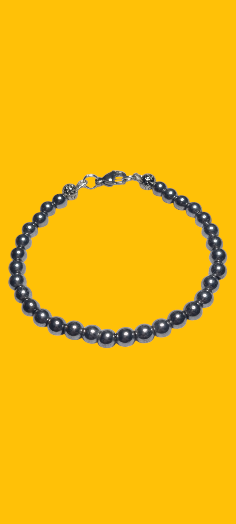 Bracciale UOMO .011 filo di perline acciaio