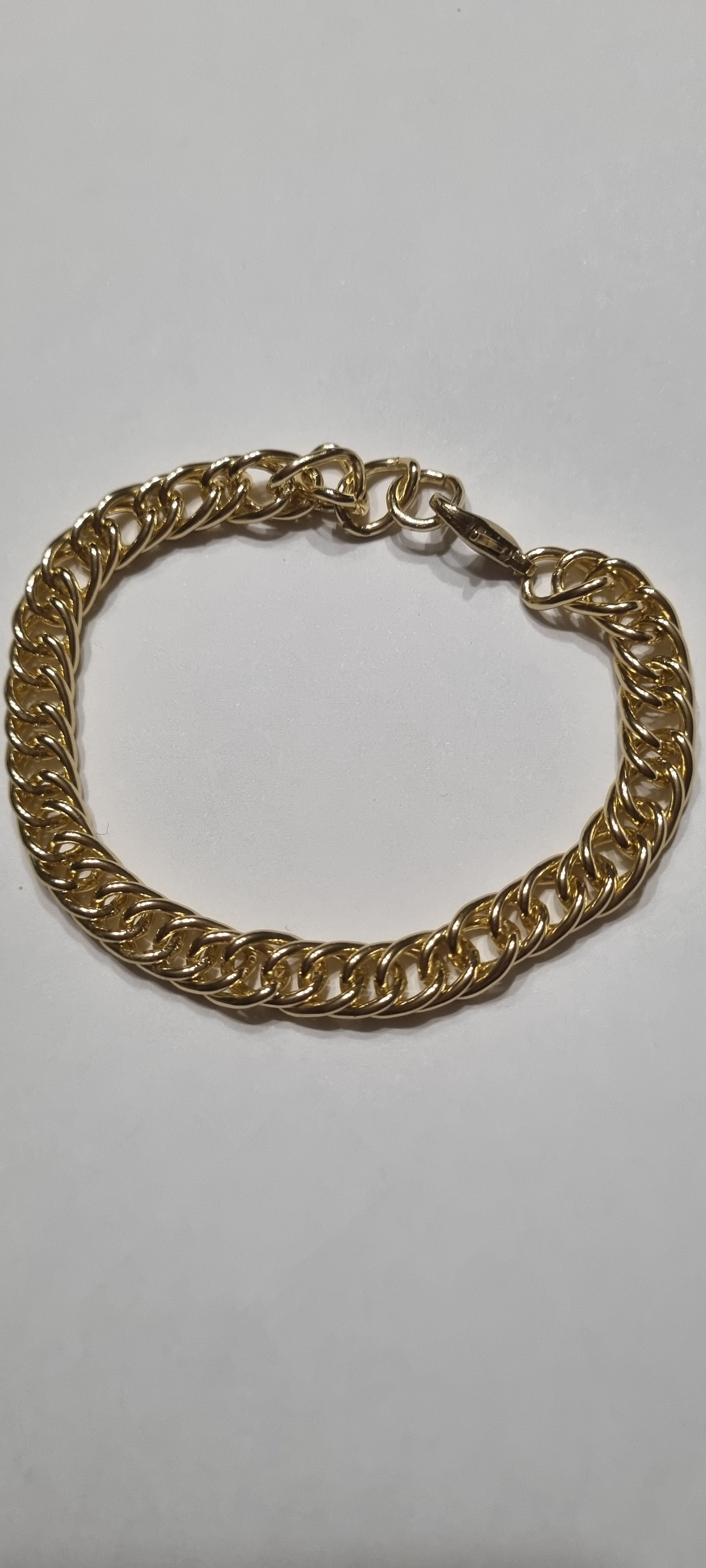Bracciale UOMO .018 filo di maglie intrecciate dorata