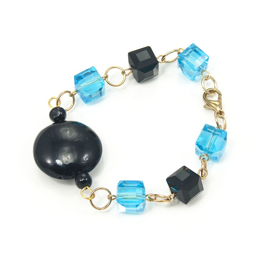 Bracciale I CRISTALLI .030 cristalli e ceramica.