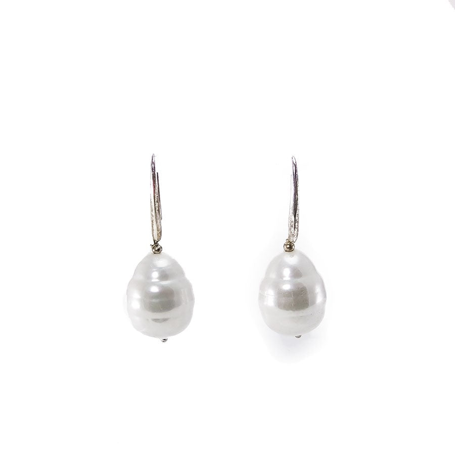 Orecchini LE PERLE .003 perla barocca monachella acciaio