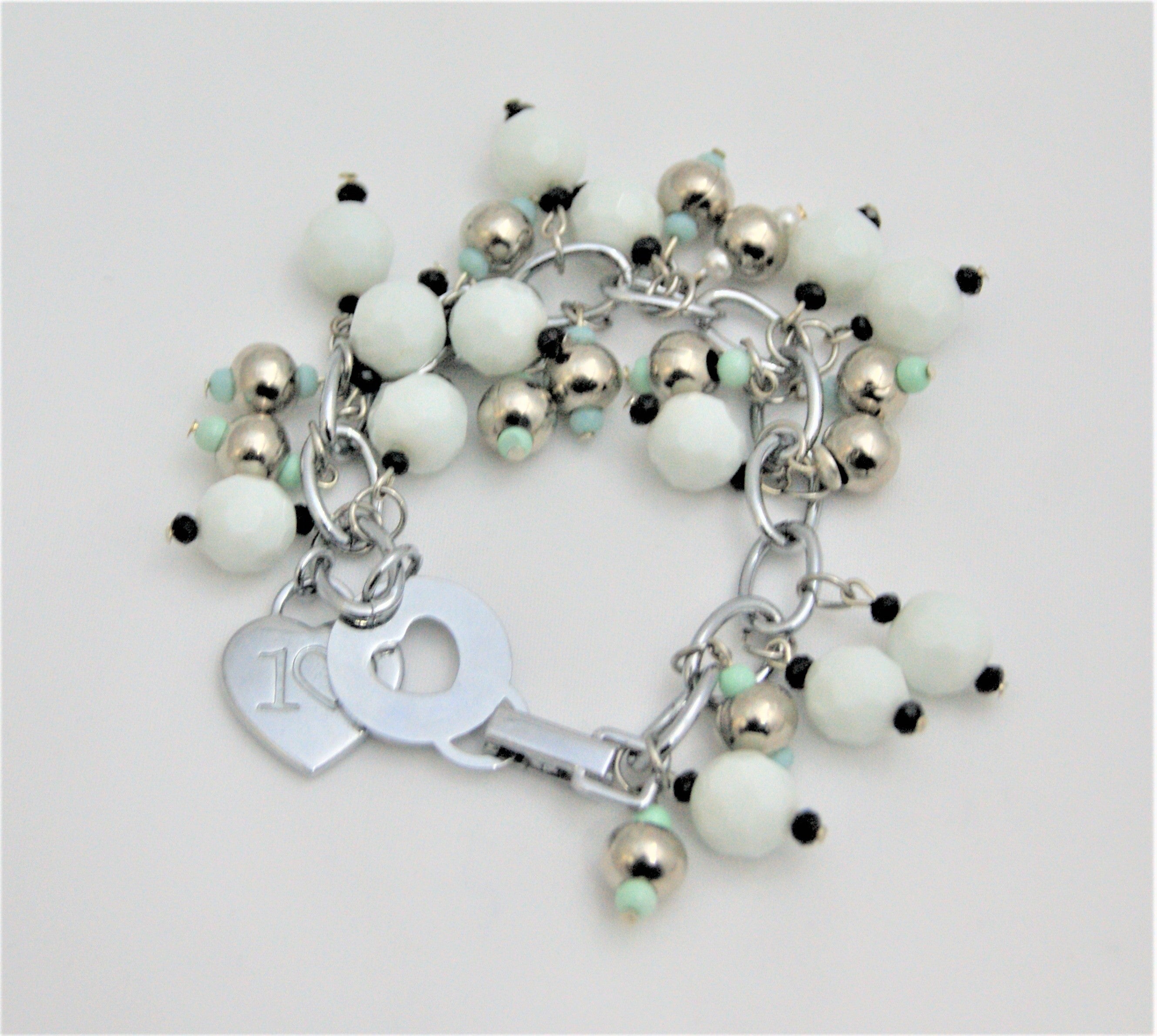 Bracciale da uomo in acciaio inossidabile, doppia maglia, modello Oliv Bracciale da uomo in acciaio inossidabile, doppia maglia, modello Oliv