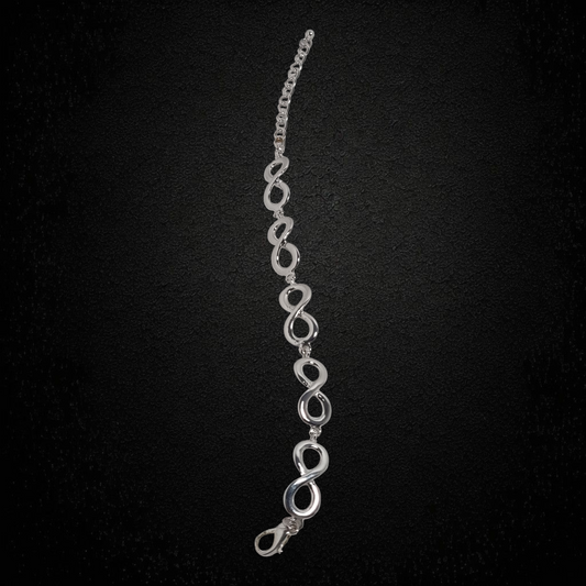 Bracciale GRACE .031 Maglie infinito acciaio lucido.