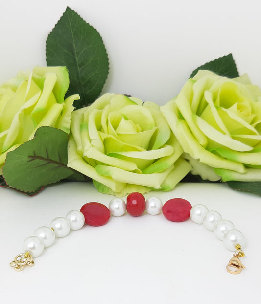 Bracciale LE PERLE .041   perle e quarzo.