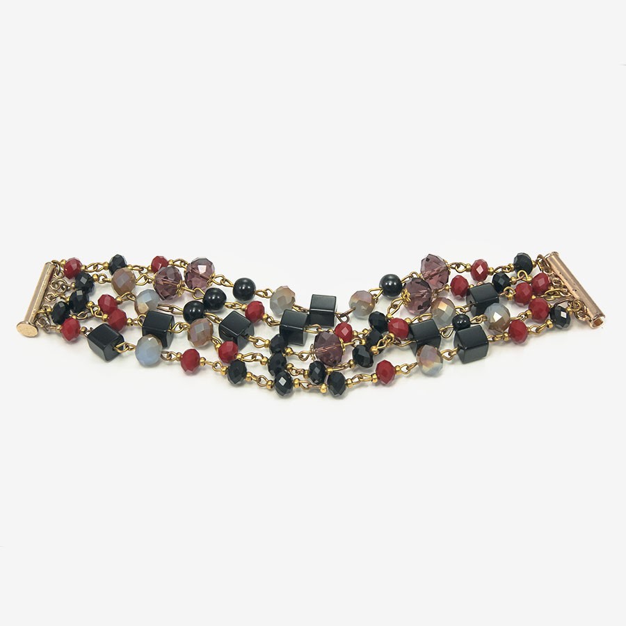 Bracciale I CRISTALLI .028 Fascia cristalli multicolori