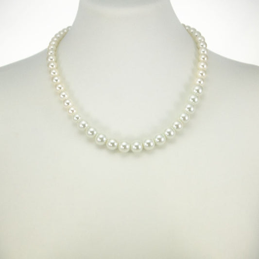 Collana LE PERLE .003, un  filo di perle di maiorca.