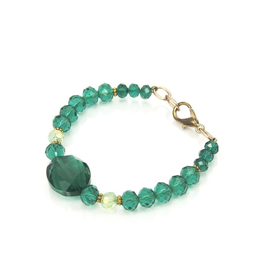 Bracciale I CRISTALLI .054 cristalli verde smeraldo