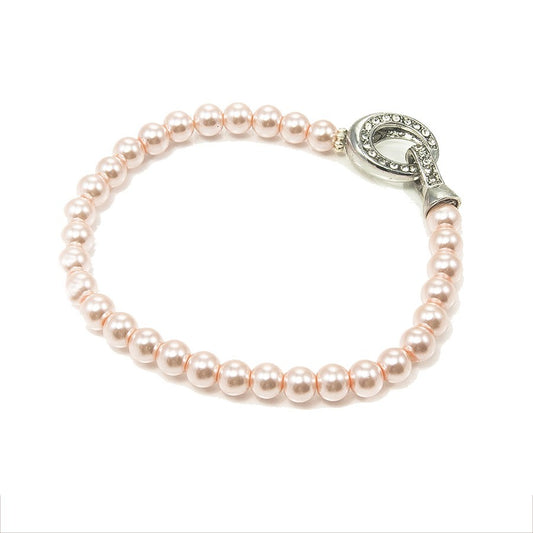 Bracciale LE PERLE .022 perle rosa.